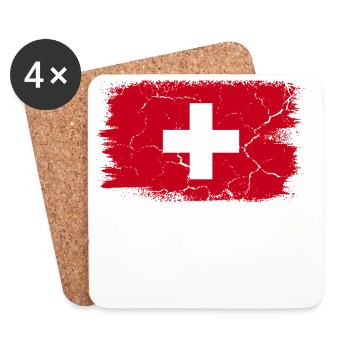 Luzern - Untersetzer (4er-Set) - Weiß - Vorne