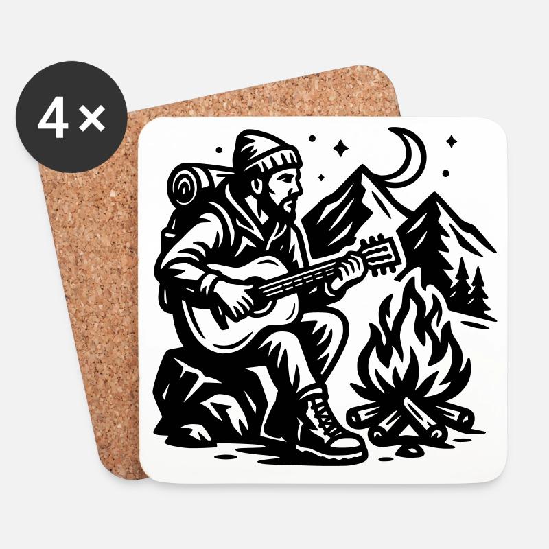 Campfire - Coasters (set of 4) - white
