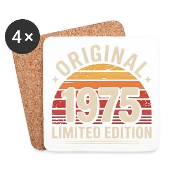 Original 1975 Edition Retro - Coasters (set of 4) - white - Front