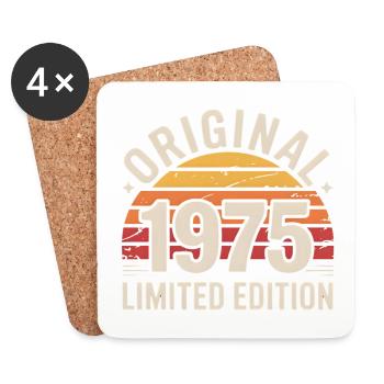 Original 1975 Édition Limitée - Dessous de verre (lot de 4) - blanc - Devant
