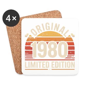 Original 1980 Edition Limitée - Dessous de verre (lot de 4) - blanc - Devant