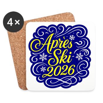 Après Ski 2026 Party - Coasters (set of 4) - white - Front