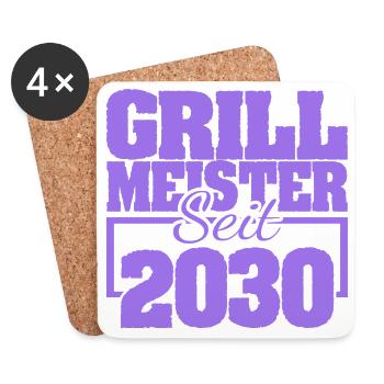2030 - Untersetzer (4er-Set) - Weiß - Vorne