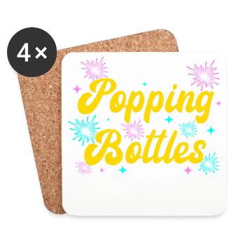 Gender Reveal New Year - Coasters (set of 4) - white - Front