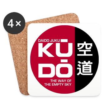 Kudo - Daido Juku | Le chemin du ciel vide - Dessous de verre (lot de 4) - blanc - Devant