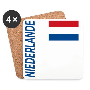 Ameland - Coasters (set of 4) - white - Front