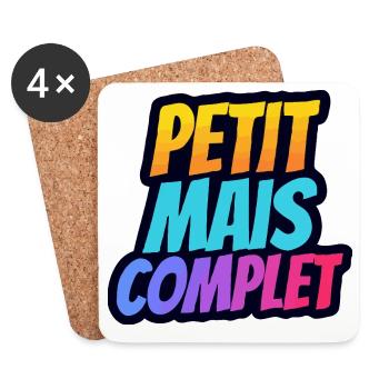 Petit mais complet - Coasters (set of 4) - white - Front