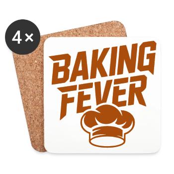 Baking Fever Tee - Untersetzer (4er-Set) - Weiß - Vorne