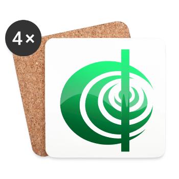 Love - Coasters (set of 4) - white - Front