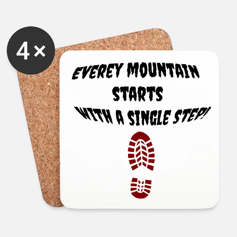 first_step - Untersetzer (4er-Set) - Weiß