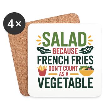 Registered Dietitian Expert Food Group - Coasters (set of 4) - white - Front