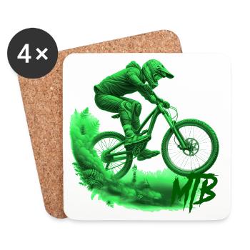 MTB - Coasters (set of 4) - white - Front