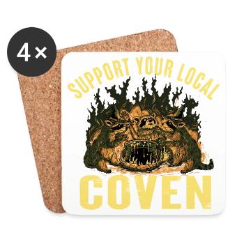 Witch Gift Idea Witch Coven Witch Sister Witch - Coasters (set of 4) - white - Front