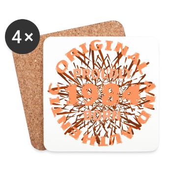 Percent 1984 - Coasters (set of 4) - white - Front