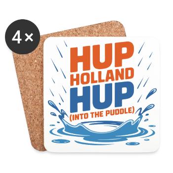 Hup Holland Hup Puddle Splash - Coasters (set of 4) - white - Front