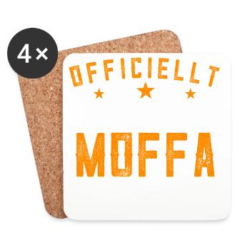 OFFICIELLEMENT LE MEILLEUR MOFFA DU MONDE - Dessous de verre (lot de 4) - blanc - Devant