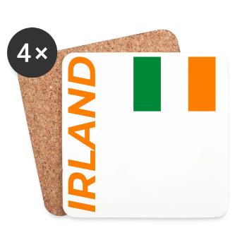 Cork - Coasters (set of 4) - white - Front