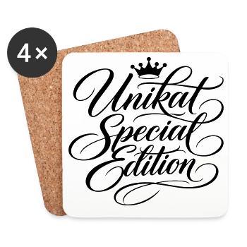 Édition spéciale unique - Dessous de verre (lot de 4) - blanc - Devant