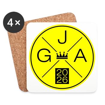 Jga 2026 - Untersetzer (4er-Set) - Weiß - Vorne