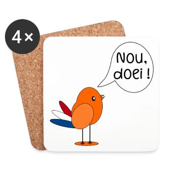 Well bye - Coasters (set of 4) - white - Front