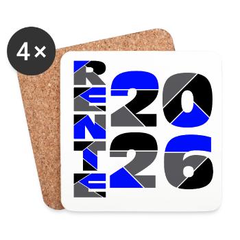 Pension Annual figures 2026 - Coasters (set of 4) - white - Front