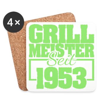 1953 - Coasters (set of 4) - white - Front