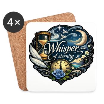 Whisper of eternity - Coasters (set of 4) - white - Front