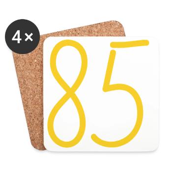 85 - Untersetzer (4er-Set) - Weiß - Vorne