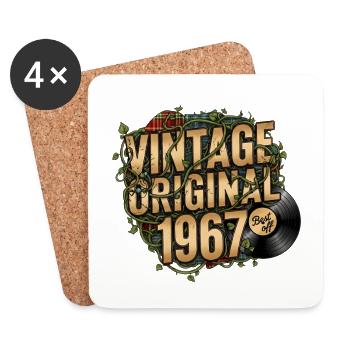 Vintage Original 1967 - Coasters (set of 4) - white - Front