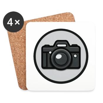 Gift idea for photography lover, photo - Coasters (set of 4) - white - Front