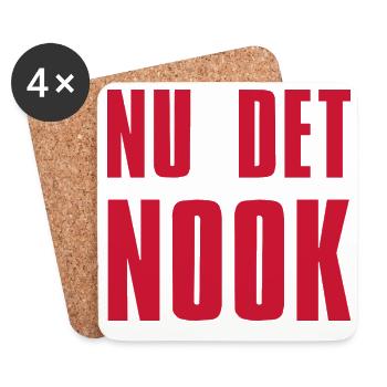 MAINTENANT le Nook Anti USA - Dessous de verre (lot de 4) - blanc - Devant