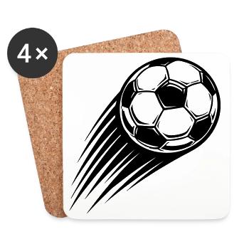 Soccer Ball Icon - Coasters (set of 4) - white - Front