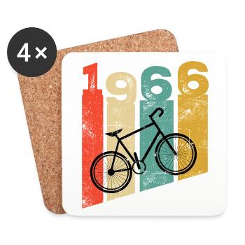 Vintage 1966 - Untersetzer (4er-Set) - Weiß - Vorne