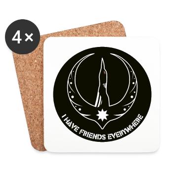 Rebellion Loon Logo - Eistaucher Rebellion Logo - Coasters (set of 4) - white - Front
