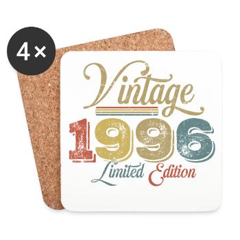 30e anniversaire du millésime 1996 - Dessous de verre (lot de 4) - blanc - Devant
