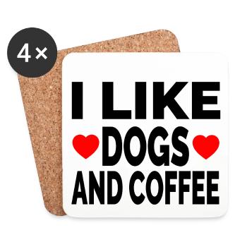 canine - Coasters (set of 4) - white - Front