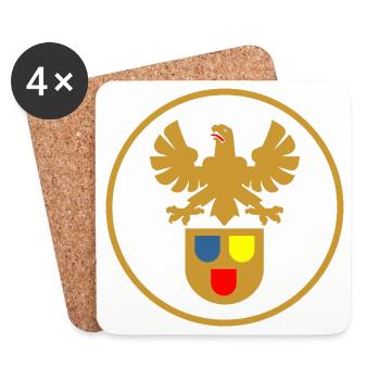 51177_Maler_und_Lackierer, guild sign - Coasters (set of 4) - white - Front