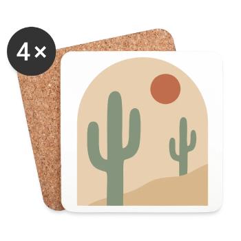 Desert Arch Serenity - Untersetzer (4er-Set) - Weiß - Vorne