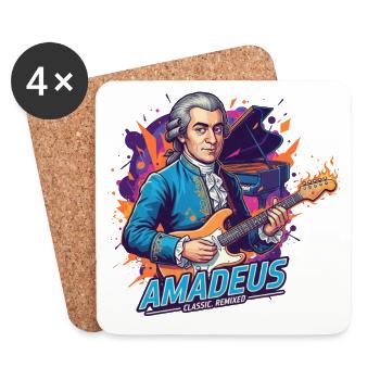 Amadeus Time - Coasters (set of 4) - white - Front