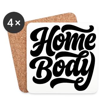 Homebody - Untersetzer (4er-Set) - Weiß - Vorne
