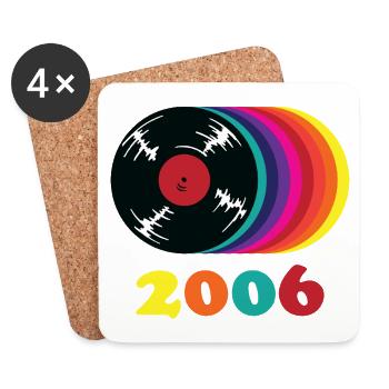 2006 Vintage - Untersetzer (4er-Set) - Weiß - Vorne