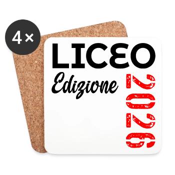 Italie - Édition lycée 2026 - Dessous de verre (lot de 4) - blanc - Devant