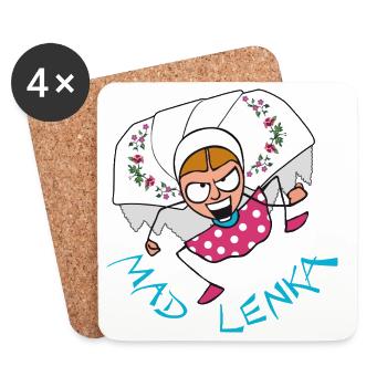 MADLENKA - DS - Coasters (set of 4) - white - Front