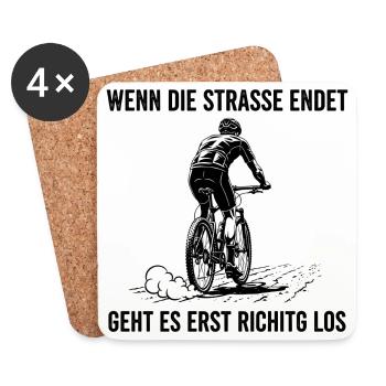 Vélo de route Vélo Vélo Sport Vélo VTT - Dessous de verre (lot de 4) - blanc - Devant