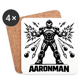 Aronman - Untersetzer (4er-Set) - Weiß - Vorne
