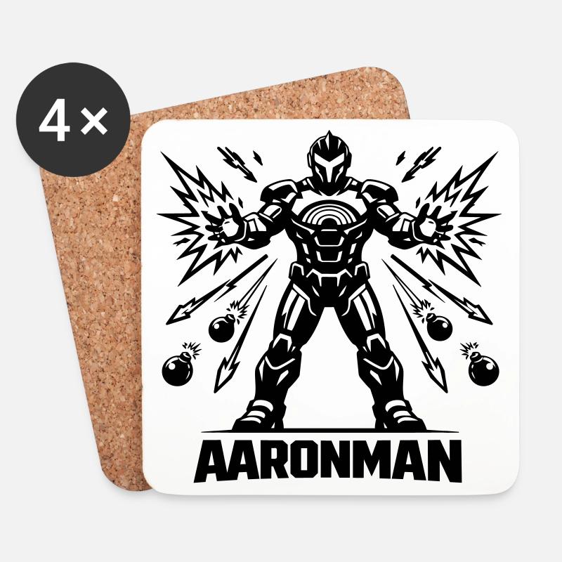 Aronman - Coasters (set of 4) - white