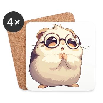 Lemmings Lemming - Coasters (set of 4) - white - Front