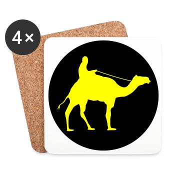 camel_ride_02 - Untersetzer (4er-Set) - Weiß - Vorne