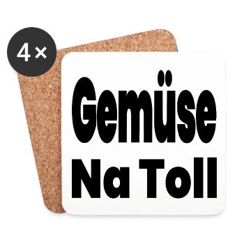 Vegetable - Coasters (set of 4) - white - Front