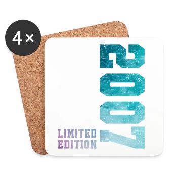 2007 Limited Edition 19 Years Anniversary - Coasters (set of 4) - white - Front